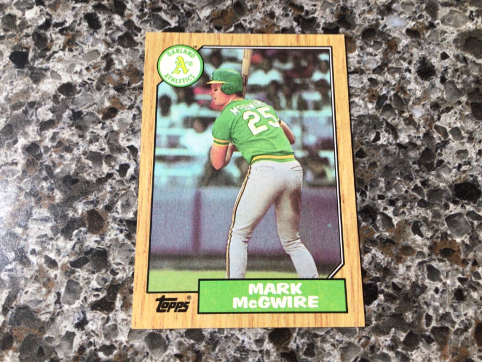 1987 Topps Mark McGwire #366 A’s Cardinals ex