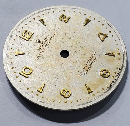 Raro y original. Pieza de esfera de burbuja perpetua Rolex Oyster 40s - Imagen 2 de 4