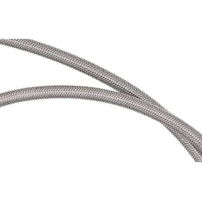 Bonehead Performance 4AN Stainless Braided Turbo Oil Feed Line - 18 Inches