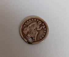 1850's Half Dime Holed  8632407