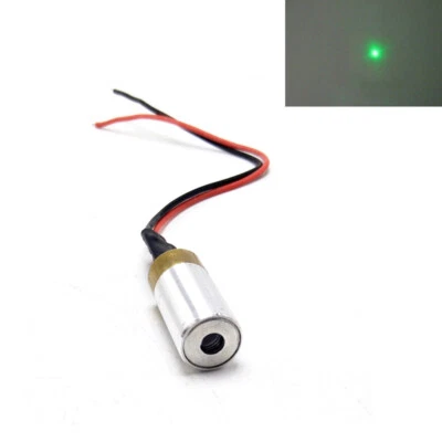 JOLOOYO 532nm 30mW Dot Green Locator Lens Laser Diode Module Driver 3-5V