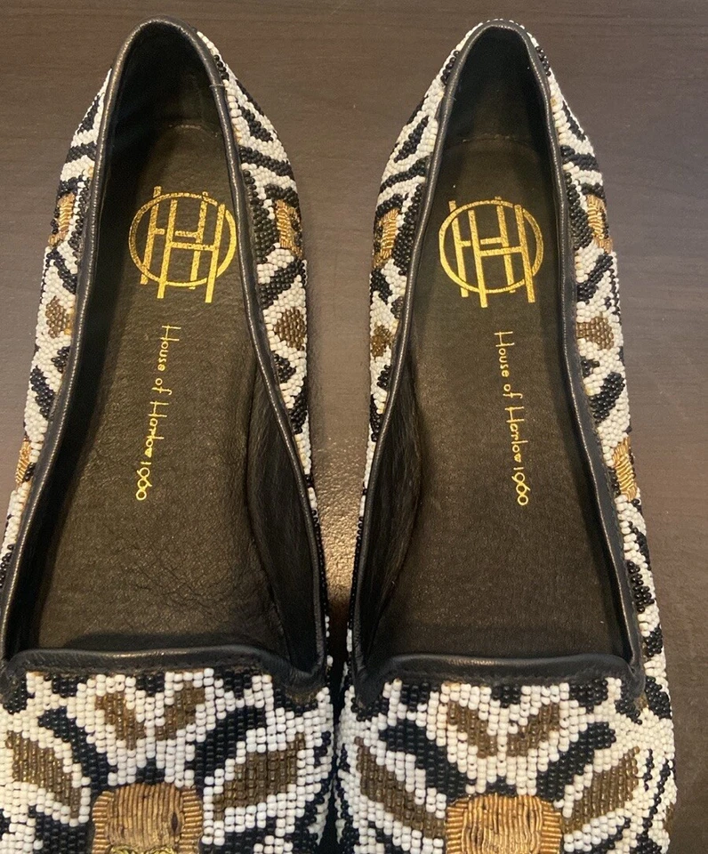 Casa de Harlow 1960 Zenith Calavera Cuentas Planas Talla 7 Foto 4 de 4