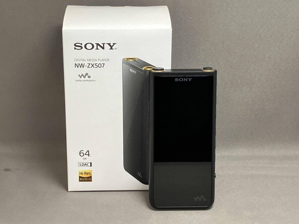 SONY NW-ZX507 Walkman 64GB ZX Series Black Hi-Res Design Box SONY NW-ZX507 Walkman 64GB ZX Series Black Hi-Res Design Box