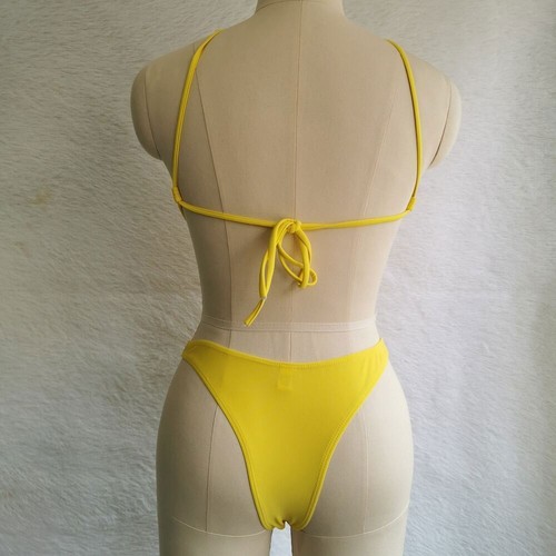 2025Womens Sexy Cut Out Monokini Plus Size One Piece Thong Swimsuit Bathing Suit - Picture 16 of 27