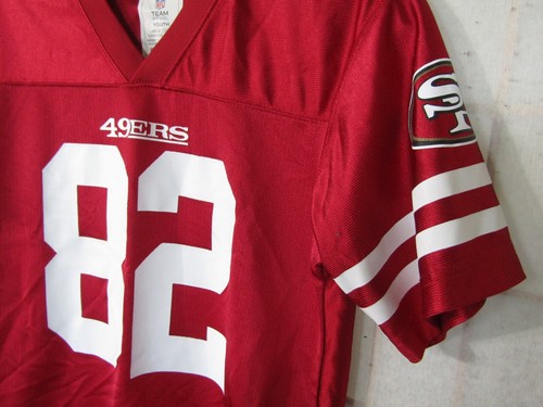 NFL Team Apparel San Francisco 49ers Smith 82 Short Sleeve Youth Jersey Size L - Picture 2 of 4