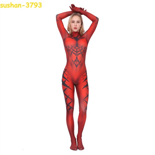 Star Wars DARTH TALON Jumpsuit Bodysuit Cosplay Halloween Costume Party Perform - Picture 11 of 14