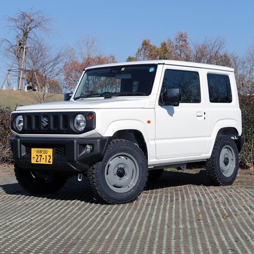 APIO WILDBOAR SR 16x5.5J +20 5x139.7 set of Wheels Jimny glossy iron gray JAPAN - Picture 2 of 7