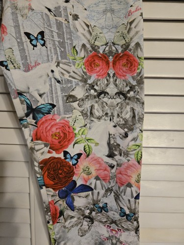 TED BAKER Girl's Legging Unicorns Butterflies Peonies Age 13-14 Gift Tag NWT - Picture 8 of 13
