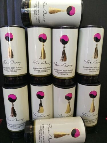 10 PC AVON Far Away Perfumed shimmering body powder Talc 1.4 oz - Picture 3 of 4