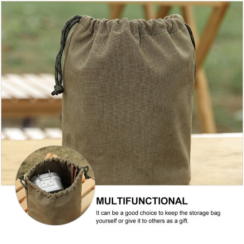 Camping Storage Bag Child Travel Drawstring Bags for Tools Canvas - Picture 7 of 12