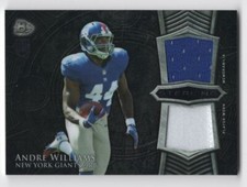 2014 Bowman Sterling Relics Andre Williams Dual Jersey New York Giants #BSRDR-AW