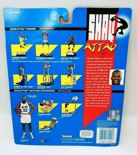 1993 Shaq Attaq Figur OverHead Smash Shaquille O'Neal Orlando Magic 1A - Bild 2 von 2