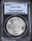 1884-O $1 Morgan Silver Dollar PCGS MS 64 | McClaren Collection II UNC BU