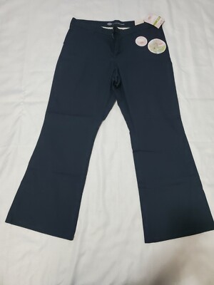 Dickies Women's Flat Front Stretch Twill Pant Slim Fit Bootcut B9
