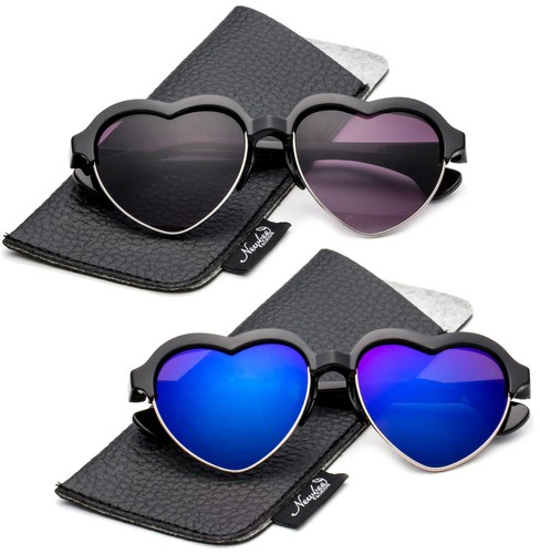 Kids Girls Heart Shape Sunglasses Cute Fashion Sunglasses for Girls (2-8 Years) - Picture 7 of 21