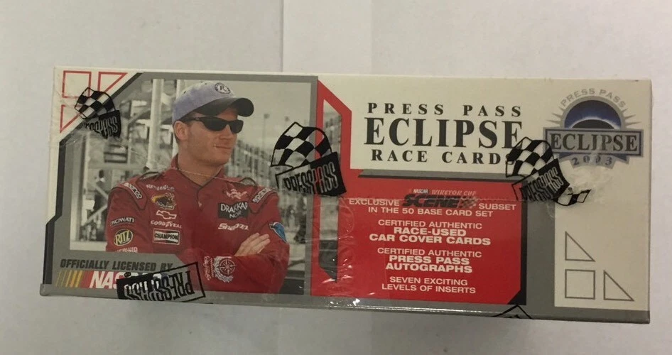 2003 Press Pass Pass Eclipse Racing Hobby Edition Box Factory Sealed 24 Pack - Image 2 of 4