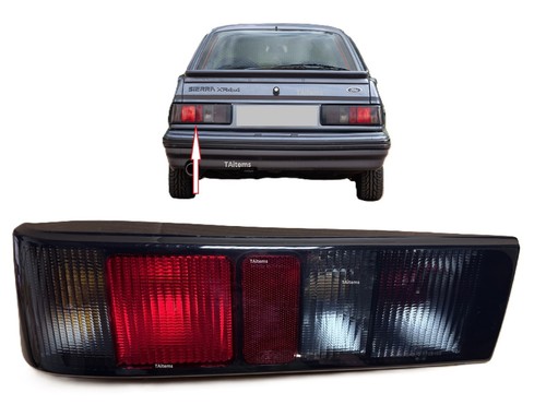 FARO FANALE POSTERIORE SINISTRO ADATTO PER FORD SIERRA MK2 1986-1993 COLORATO - Foto 1 di 10