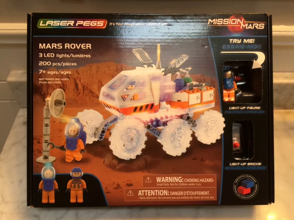 Laser pegs outlet mars rover