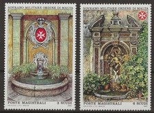 Malta Sovereign Order 1983 - Ancient Fountains, Magisterial Residences 2V - MNH