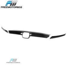 Fits 21-22 Honda Accord Sedan OE Style Hood Grille Cover Gloss Black 3PCS - ABS