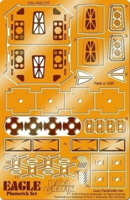 Paragrafix 177 x 1/72  Space 1999: Eagle 1 Transporter Photo-Etch Set for MPC