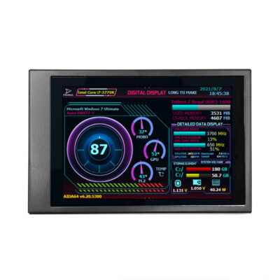 3,5 Zoll IPS LCD Bildschirm AIDA64 Dual Type C für PC Computer/CPU (Combo A) eBa