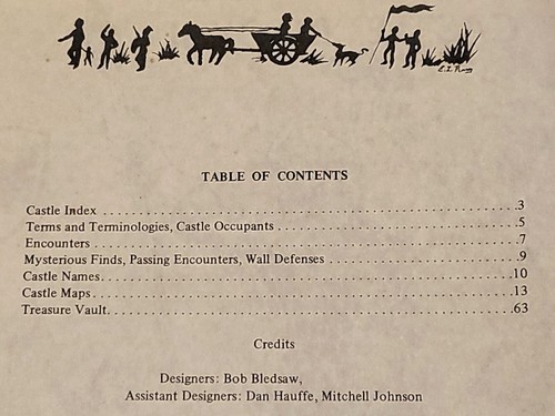 Castle Book II - Judges Guild 1981 - Cubierta en blanco y negro - Imagen 6 de 9