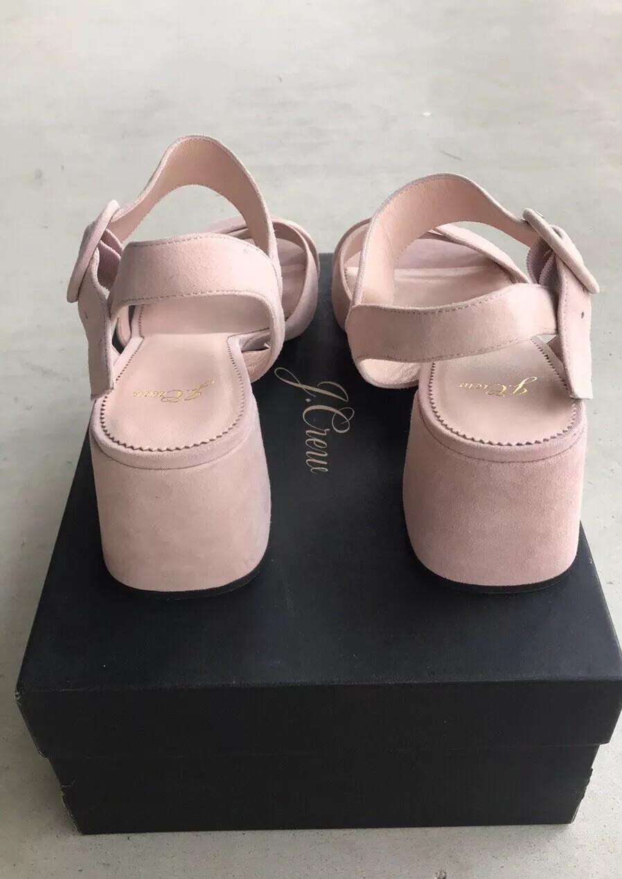J.crew Penny Sandal In Suede, Suede, Suede, Size 12, Subtle pink 94ad30 J.crew Penny Sandal In Suede, Suede, Suede, Size 12, Subtle pink 94ad30