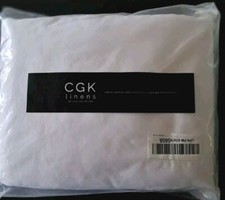 CGK Linens Unlimited white microfiber 3 piece twin sheet set