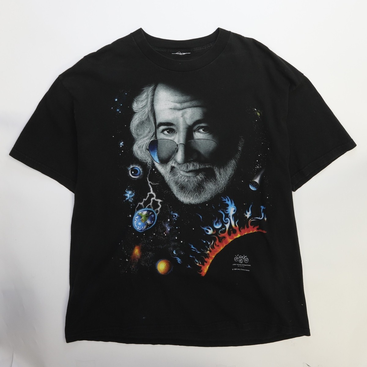 トップス 90s Jerry Garcia vintage T-Shirt Vintage Jerry Garcia Space T-Shirt Size XL Music Band 1995