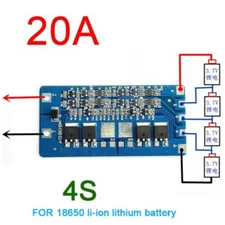 4S20A Li-ion Lithium 18650 Battery BMS Protection PCB Board 14.8V16.8V Cell A3GS