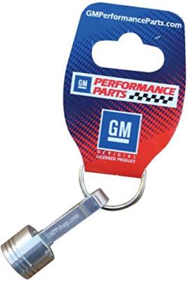 PROFORM 141970 GM Performance Parts Piston Rod Keychain (4)