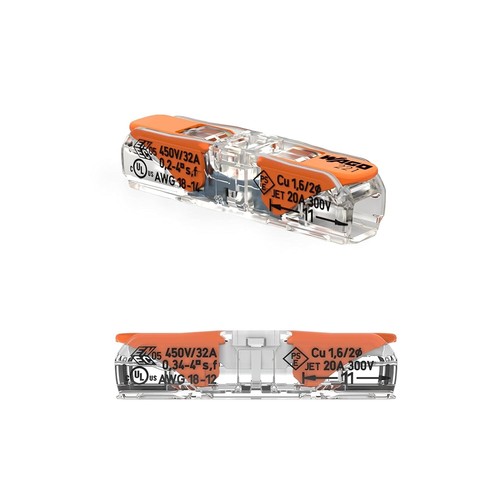 60 Stück Wago 221-2401 Inline Spleißen Draht Verbinder Hebel Muttern KOSTENLOSER VERSAND - Bild 1 von 11