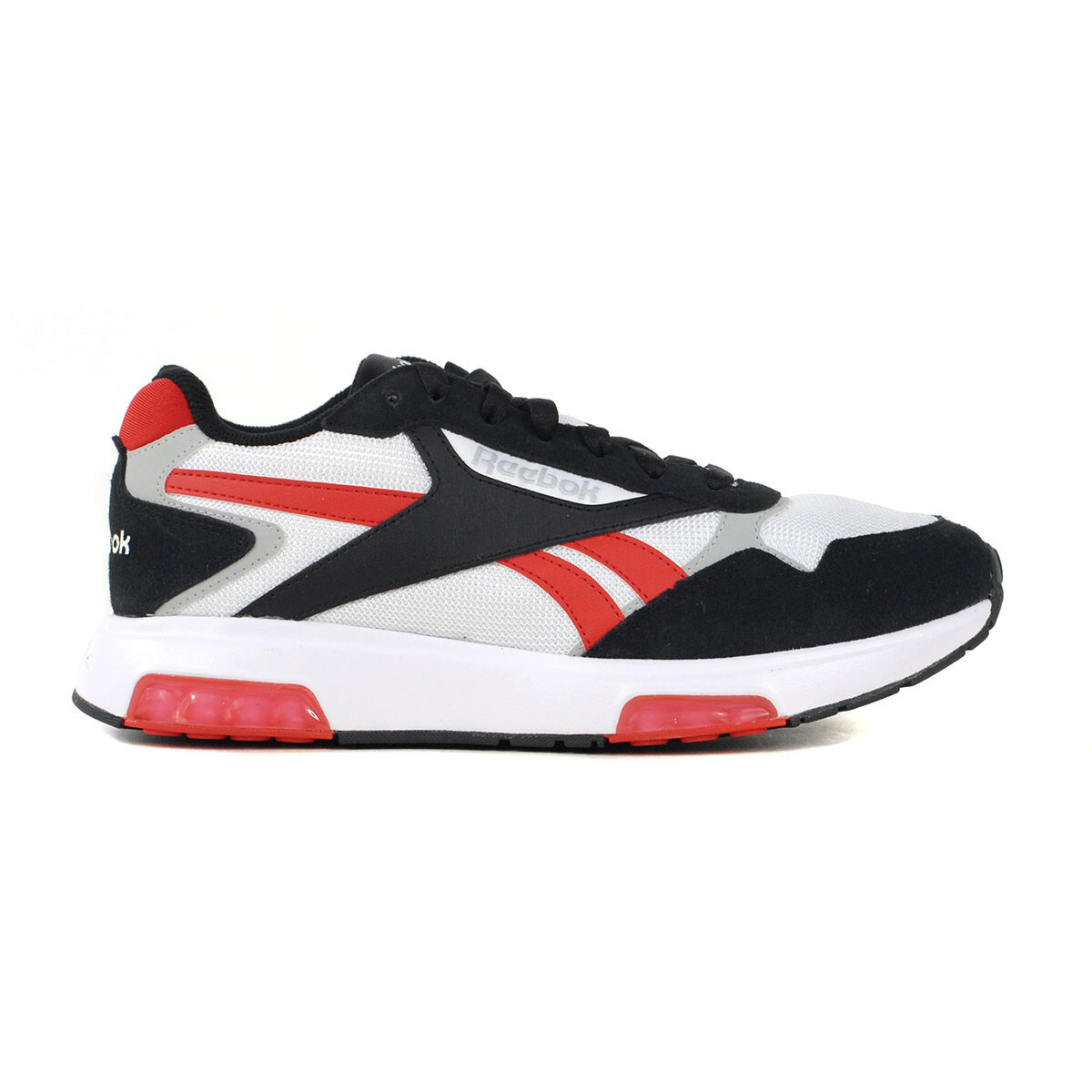 Reebok Men's Glide DMX White/Red/Black Sneakers 100201250 | eBay