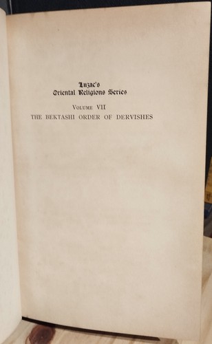 John Kinsley BIRGE/BEKTASHI ORDER OF DERVISHES/ 1937 original edition/ DERVICHES - Imagen 8 de 19