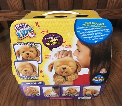 Little Live Pets SNUGGLES My Dream Puppy Interactive Toy Brand New
