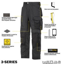 Snickers 3311 Cooltwill Mens Work Trousers SnickersDirect All Colours