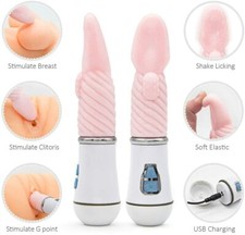 Oral Tongue Sucking Massager Powerful Multi Speed Toy Rechargeable For Women