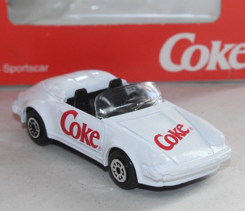 EDOCAR / COCA-COLA - CM-6 - PORSCHE 911 SPEEDSTER SPORTS CAR - WHITE / RED COKE - Picture 2 of 8