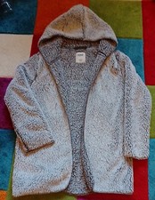 Victoria's Secret Pink, Grey Teddy Bear Fleece Overcoat
