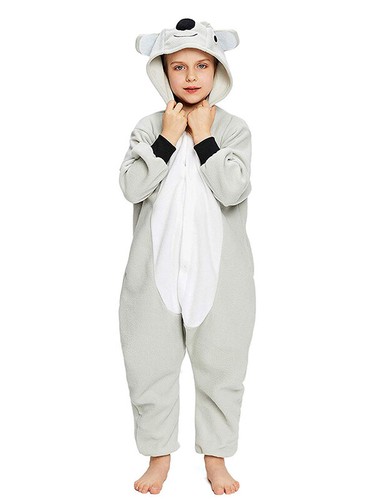 CANASOUR Koala Costumes Kids For Boys and Girls Soft Hooded One-piece pajamas - Picture 27 of 34