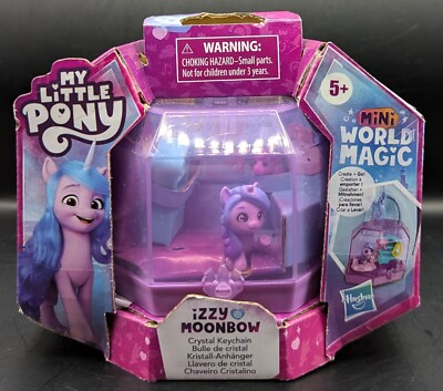 My Little Pony Kristall-Anhänger (Crystal Keychain) Izzy Moonbow MISB Neu