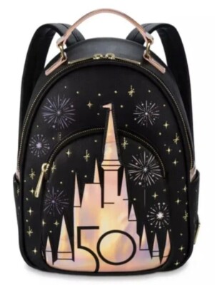 Loungefly Walt Disney World 50th Anniversary Celebration Backpack Loungefly Disney Walt Disney World 50th Anniversary Mickey  main image 3