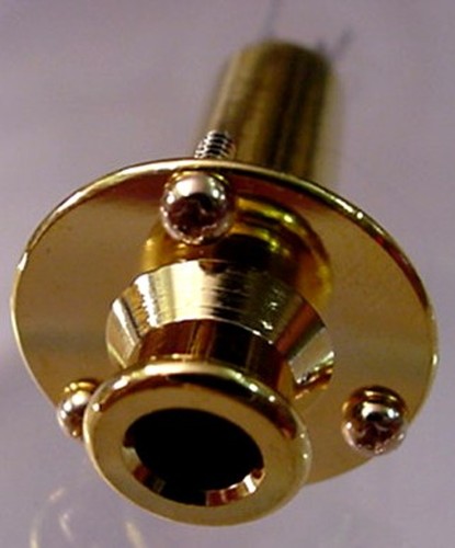 GOLD GURT PIN BUCHSE FÜR GITARRE Endpin Buchse - Bild 2 von 4