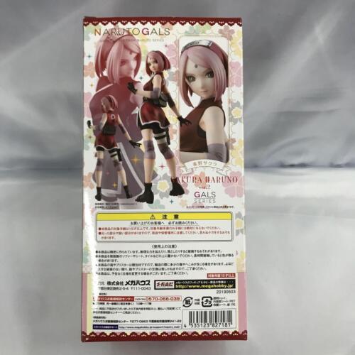 Naruto Gals Shippuden Haruno Sakura Ver.2 Figure MegaHouse Japan Import USED FS - Picture 2 of 3