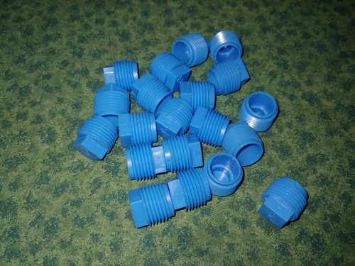 (20) Tapas de plástico de 1/2" sin presión protegen artículos de la suciedad (43862-H2) - Imagen 2 de 2