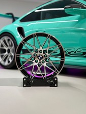 Bmw M3 M4 Wheels 19 5x120 Staggered Alloy Rims Dm-666m Black Silver Performance