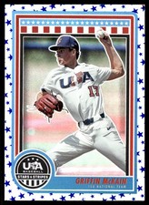 Griffin McKain 2025 Panini Stars & Stripes USA Baseball #62 MLB READ FREE SHIP