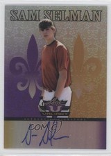 2012 Leaf Valiant Purple 5/25 Sam Selman #VA-SS1 Auto 0t3