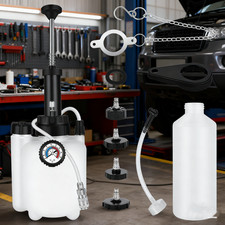 3L Brake Bleeding Kit with Pressure Gauge, Efficient Manual Vacuum Pump System